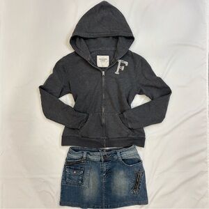 Y2K Abercrombie & Fitch Zip Up Hoodie